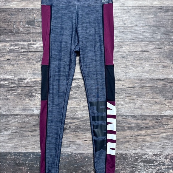 PINK Victorias Secret Colorblock Leggings - Picture 2 of 6